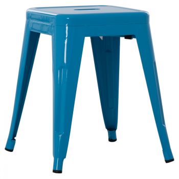 Метален стол Реликс HM0096.08 син цвят