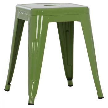 Метален стол Реликс HM0096.23 зелен цвят 