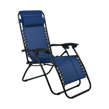 Сгъваем стол Ε618.2 син цвят