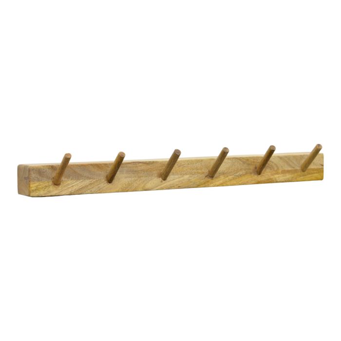 Закачалка за стена Хууки 60x11x10 см 372-000031 акация