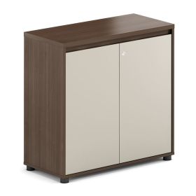 Офис шкаф 80x40x80 см Консепт EO805.1 орех-бежов цвят