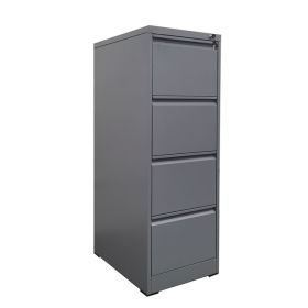 Метален шкаф Ε6011.41 сив цвят