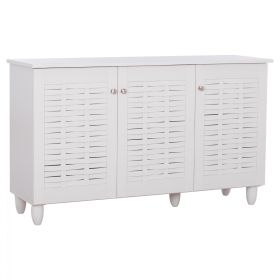 Шкаф за обувки Кабира III HM2211.05 бял цвят