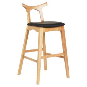 Бар стол Усо HM9951.01 цвят дъб-черен