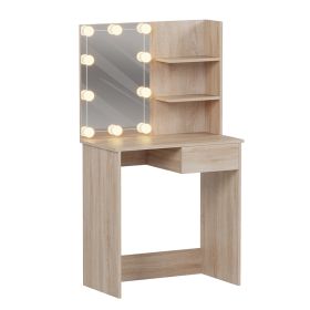 Тоалетка Лара II с LED светлини HM2501.01 цвят сонама