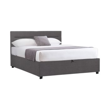 Спалня 120х200 см Молито 006-000063 тъмно сив цвят