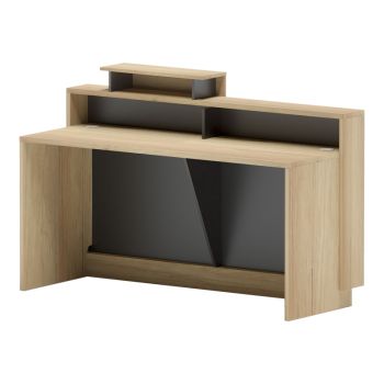 Рецепция Лотус 160x60x105 см 069-000114 натурал-антрацит