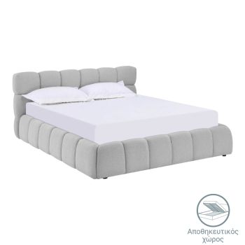 Спалня Джеби 160х200 см 279-000019 сив цвят