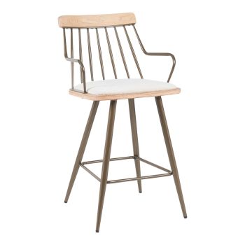 Бар стол Поссе 332-000034 бежов цвят