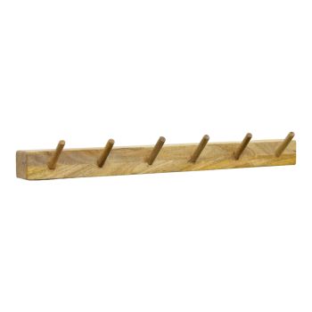 Закачалка за стена Хууки 60x11x10 см 372-000031 акация