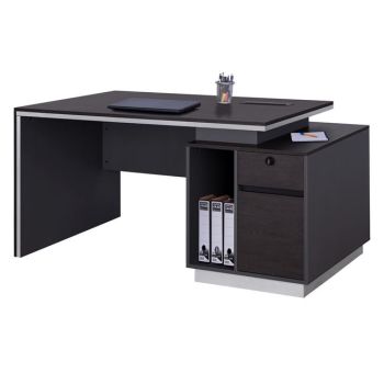 Бюро Розиуд 180x80 - десен шкаф HM2113R цвят венге