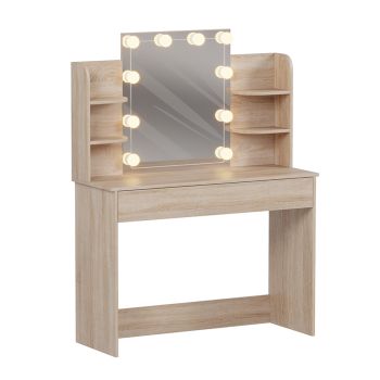 Тоалетка Лара с LED светлини HM2502.01 цвят сонама