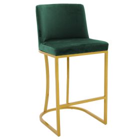 Бар стол Импарт II 029-000195 зелен цвят