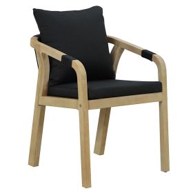 Кресло Спайс 228-000002 цвят натурал-черен