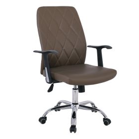 Мениджърски стол ΕΟ246 цвят капучино