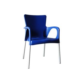 Стол Лара Ε306.6 син цвят