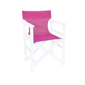 Седалка за режисьорски стол Ε777.8Τ1 розов цвят