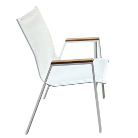 Кресло Вирна E6798.2 бял цвят 