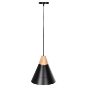 Лампа HM4143 цвят черен-натурал