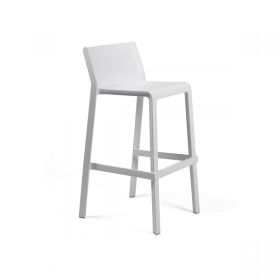 Бар стол Трил - бял цвят 