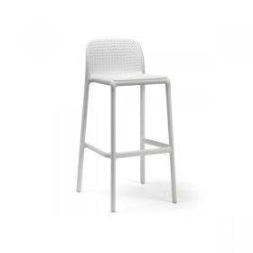 Бар стол Лидо - бял цвят 