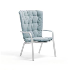 Възглавница за стол Фолио - син цвят