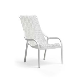 Кресло Нет Лаундж - бял цвят 