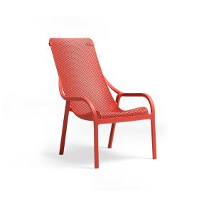 Кресло Нет Лаундж - цвят корал