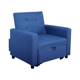Разтегателен фотьойл Имола Ε9921.14 син цвят