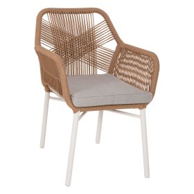 Кресло Торин HM6048.01 цвят светло сив-кафяв