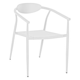Кресло Шерли HM6052.01 бял цвят