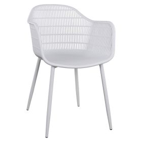 Кресло Хади HM8511.01 бял цвят