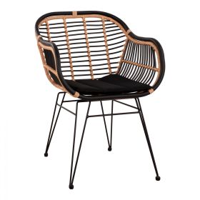 Кресло Алегра HM5663 цвят бежов-черен