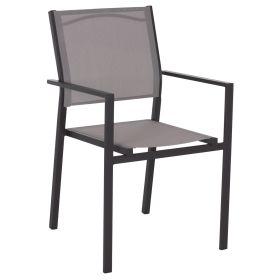 Кресло Недан HM5876.02 сив цвят