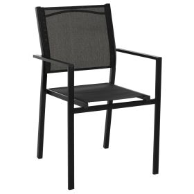 Кресло Недан HM5876.01 черен цвят