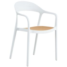 Кресло HM5935.01 цвят бял-бежов