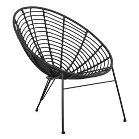Ратаново кресло Алегра HM5458.02 черен