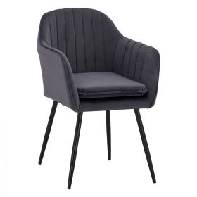 Кресло Сойър блек HM8523.11 сив цвят