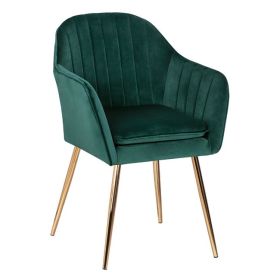 Кресло Сойър голд HM8523.03 зелен цвят 