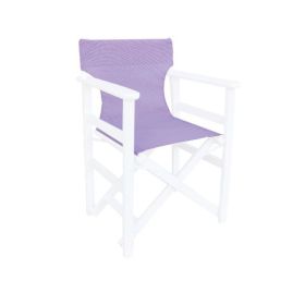 Седалка за режисьорски стол Ε777.7Τ лилав цвят